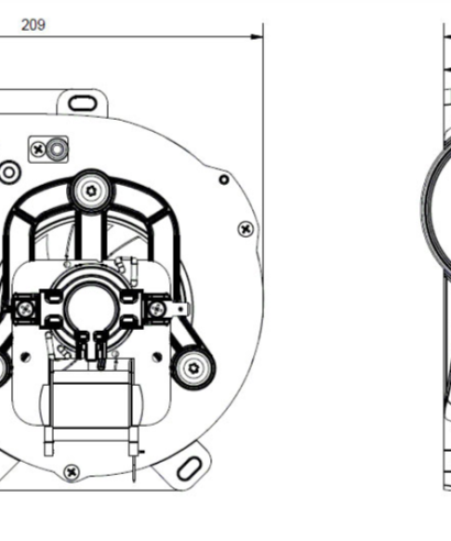 Motore Estrattore Fumi ES120 DATI Motore Estrattore Fumi ES120 DATI