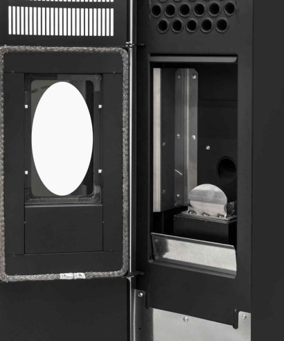 Stufa A Pellet Rotonda 14 Kw Modena XL (6) Stufa A Pellet Rotonda 14 Kw Modena XL (6)